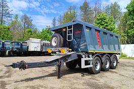 MEGA MPT 003, Прицеп самосвальный, V=18 м3, квадрат, оси BPW, дышло 650 мм