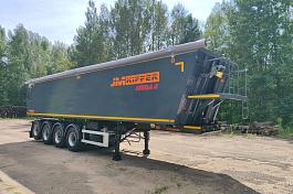 Самосвальный полуприцеп алюминиевый зерновоз JM KIPPER объем 50 м3 4 оси BPW